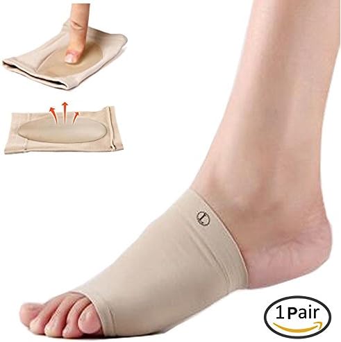 Arch Support Socks,Junyulim Plantar Fasciitis Foot Arch Support Cushions Sock ,Comfortable, Rapid Foot Pain Relief .Can Be Hand Washable, Reusable(1 Pair)