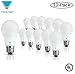 Triangle Bulbs T95133, LED 60 Watt Equivalent A19 Soft White (3000K) Standard Light Bulb, 12 Pack