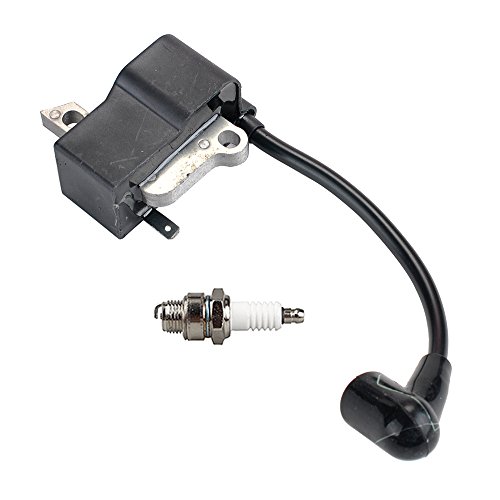 Panari 573935702 Ignition Module Coil + Spark Plug For Husqvarna 435 435E 440 440E 445 450 Jonsered CS2240 CS2245 CS2240S CS2245S CS2250S Chainsaw