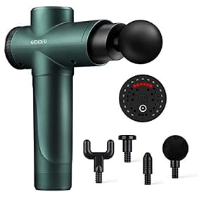 Genofo Massage Gun Professional Deep Tissue Massager Handheld Percussion Massage Gun for Gym Office Home Post-Workout…