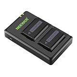 Neewer NP-FW50 Camera Battery Charger Set Compatible with Sony A6000 A6500 A6300 A7 A7II A7SII A7R A7RII, etc. (2-Pack, Versatile Charging Option, 1100mAh, 100% Compatible with Original)