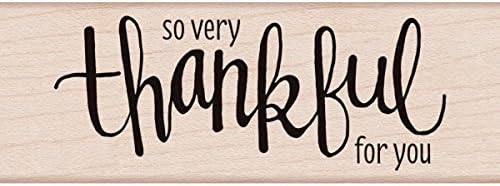 Hero Arts Thankful Woodblock Stamp