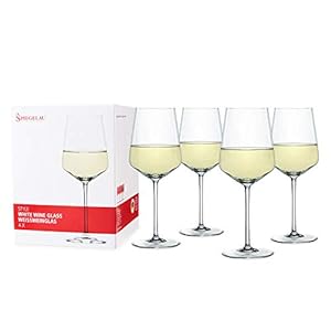 Nachtmann Style White Wine Glasses Set of 4 Juego de Vasos, 4 Stück (1er Pack), 4
