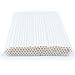 Earth Buddy 125 PCS Biodegradable White Paper Straw. Eco Friendly Drinking Straw for Juice, Smoothie, Fruit Drinks, Shakes that will last at least 24 hrs of use (White Paper Straw, 125)