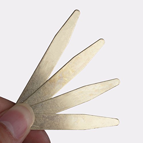 CS3018 Gold Mens Stainless Steel Collar Stays for Shirts - 24pcs By Y&G