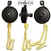 Plant Yoyo Hangers - 10 Pack - 2 Hooks - Plant Support for Stems & Branches with Heavy Buds, Colas, Flowers, Fruits & Vegetables - Great for Grow Tent, Grow Room, and Garden