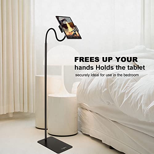 Tablet Floor StandPHOPIK Height Adjustable iPad Stand Holder & iPad Floor Stand with 360