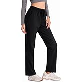 SPECIALMAGIC Women Yoga Sweatpants Pajama Wide Leg Cotton Drawstring Lounge Pants Leisure