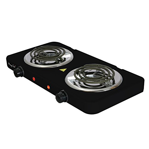 Megachef Electric Easily Portable Ultra Lightweight Dual Coil Burner