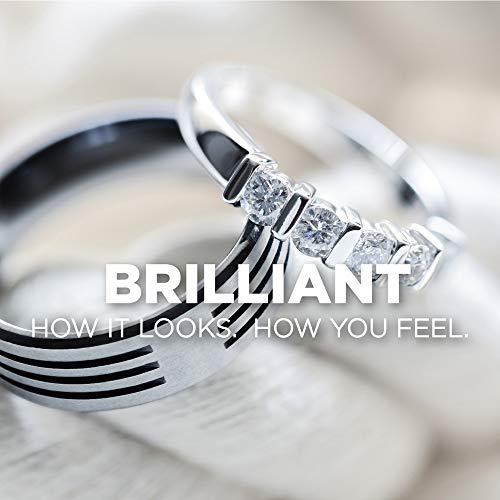 Weiman Jewelry Cleaner Liquid with Polishing Cloth Included Restores