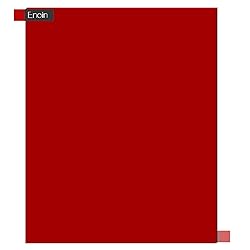 Enoin 1 Pack 8x12 Inches Red Non Transparent