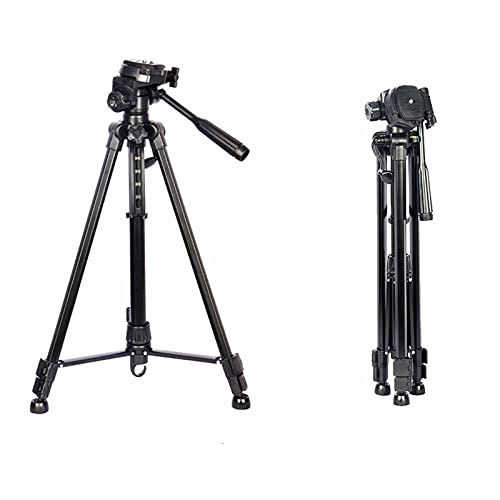 AYXYYDS 60'' Travel Camera Tripod Extendable Lightweight Aluminum for DSLR/SLR/Canon/Nikon/Sony/Olympus DV Phone Tripod with Carry Bag -11 Lbs(5Kg) Load