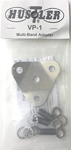 Hustler VP-1 Tri-Band Resonator Adapter for HF Mobile Antennas, fits Hustler 3/8 x 24 Stud Masts
