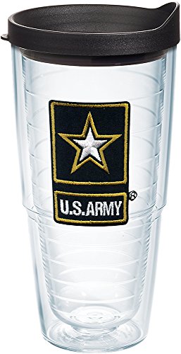 Tervis Made in USA Double Walled Army Gold Star Logo Insulated Tumbler Cup Keep…