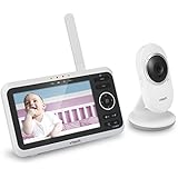 VTech VM350 5” Digital Video Baby Monitor with Full-Color and Automatic Night Vision, White