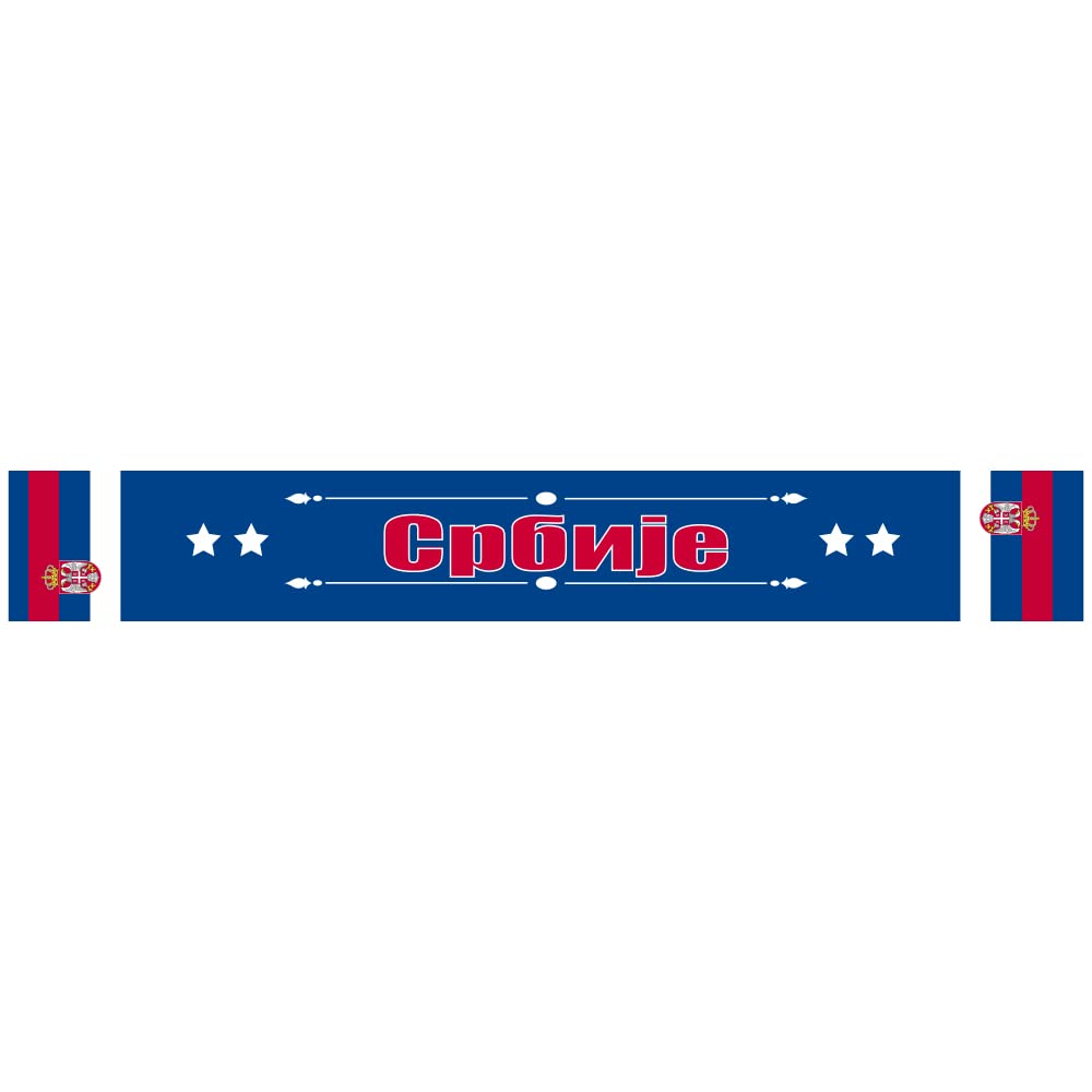 World Cup Fifa Qatar 2022 Official Scarf Serbia,Unisex,One Size