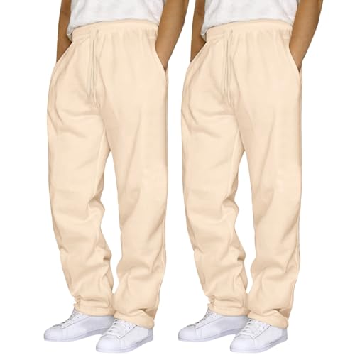 Rtdyvyuhb Baggy Sweatpants Men 2 Pack Athletic Workout Gym Joggers Pants for Men Drawstring Running Jogging Pants with Pocket at Amazon