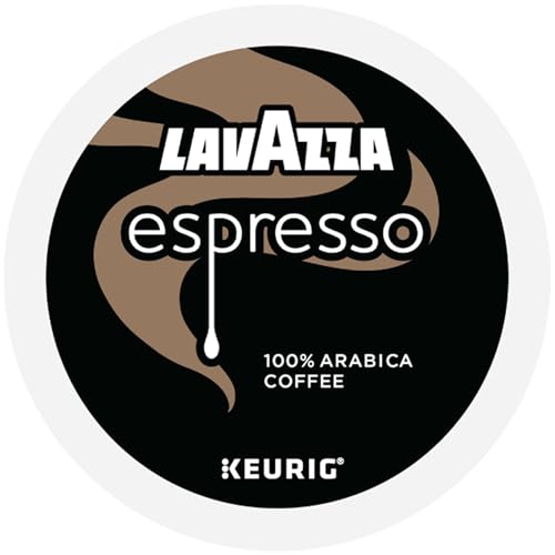 LAVAZZA ESPRESSO, SINGLE-SERVE KEURIG K-CUP PODS, MEDIUM ROAST COFFEE, 10-COUNT BOX