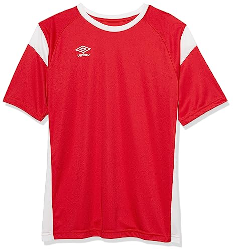 Umbro Boys Inter Soccer Jersey Shirt, Red, Small US