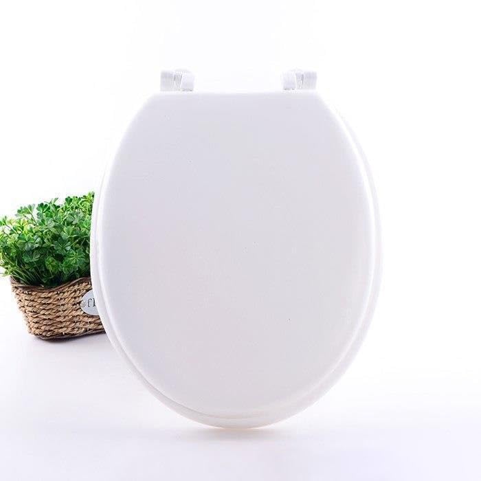 UO Thickened EVA Foam Toilet Seat - U-Shaped, Old-Fashioned, White
