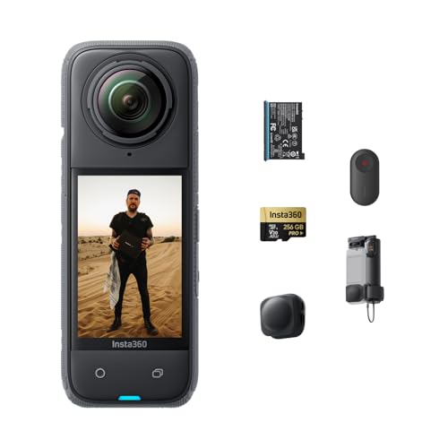 Insta360 X4 Peter McKinnon Edition – wasserdichte 8K 360°-Action-Cam, 4K Weitwinkelvideos, Unsichtbarer Selfie-Stick-Effekt, Abnehmbarer Linsenschutz,