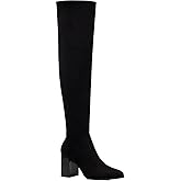 INC Womens Windee Block Heel Over-The-Knee Boots Black 8 Medium (B,M)