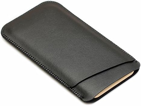 Universal Soft Super Fiber Leather Sleeve Case/Cover with Card Slot Design for iPhone 7/7 Plus/6/6 Plus/6S/6S Plus(Black Sleeve)