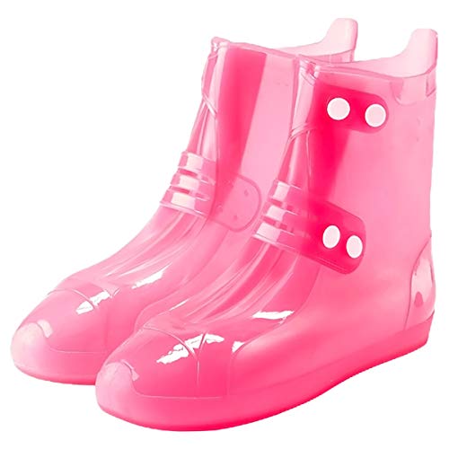 FRACORA Waterproof Shoe Covers Non Slip Reusable Rainboots for Outdoor Sports Fit of Men and Women(