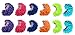 King's deal 12pcs (6 Pairs) Dust Floor Cleaning Slippers Shoes Mop House Clean Shoe Cover Multifunction 6 Color