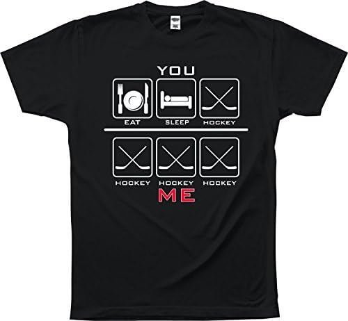 You Eat Sleep Hockey Me Hockey x3 Dri Dry Fit T-shirt T Shirt Motivation Adult Medium