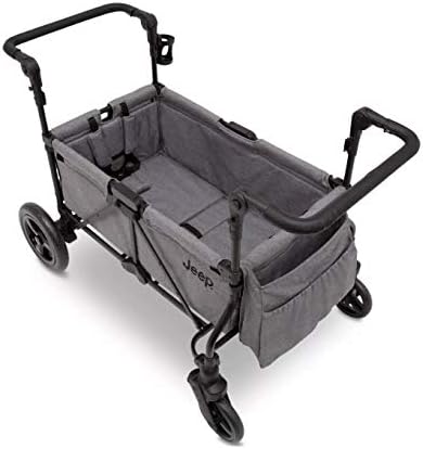 Jeep Wrangler Stroller Wagon With Included Car Seat Adapter By Delta Children Gray Amazon Ca Baby
