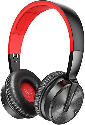 Gaming Headset Wireless, Bluetooth Overhead Headphone Perimeter Noise Canceling For PC/Nintendo Switch / PS4 / Xbox One/Iphone / Android Phone Comfortable Foldable Card Multi-Function Headphones