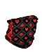 INTO THE AM Split Harlequin Breathable Neck Gaiter Masks Half Face Cover Wrap Cool Mask Bandana Festival Rave Balaclava Scarf