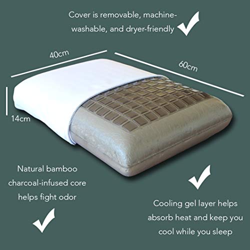 charcoal cooling pillow