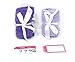 Turbie Twist 2-Pack Microfiber Hair Towel for Beauty, Travel, Gifting - Hair Wrap Turban for Straight, Wavy & Curly Hair - Premium Personal Care - Dark Purple & Light Purple