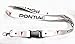 Pontiac 2X Lanyards Black and White 1 inch x 22 inch Key Chain ID Badge Card Holder Hanger