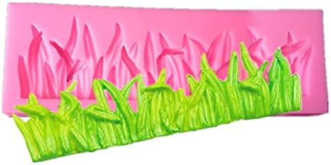 Kisweet Grass Shape Silicone Candy Molds Chocolate Mold Cake Cupcake Side Decoration Tools