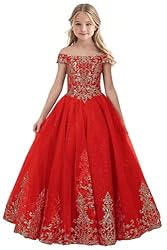 Tulle Flower Girl Dress for Wedding Sparkly