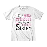 This Little Princess Is Going To Be A Big Sister Toddler White T-Shirt
