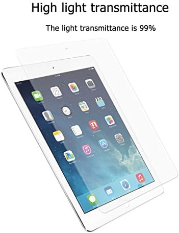 Screen Protector for iPad New 2017/ iPad air / iPad air2 / iPad Pro 9.7, Kumeida [3D Touch] Anti-Scratch Transparent Tempered Glass