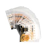 Generic 100pcs Cellophane Treat Bags Cookie Candy Bags Self Adhesive Party Halloween