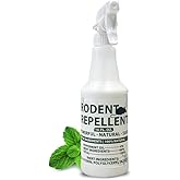 Rodent Repellent Sprays, Peppermint Oil Spray for Mice, Rat Repellent Spray, Natural Spray for Indoor & Outdoor Use, Rat Deterrent, Mouse Control for House Home Attic Kitchen Car Engines RV, 16Oz