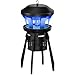 Hoont Indoor Outdoor 3-Way Mosquito and Fly Trap Killer with Stand - Bright UV Light, Fan & Attractant / Get Rid of All Mosquitoes, Wasps, Etc. – Perfect for Gardens, Yards, Patio, etc. [UPGRADED]