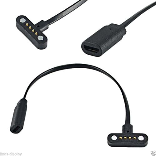 Magnetic Micro USB 2.0 Charging Charger Cable Lead for Smart Watch Wristwatch