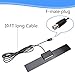 1PLUS Indoor HDTV 35 Miles Range TV Antenna with 10-Feet Coaxial Cable