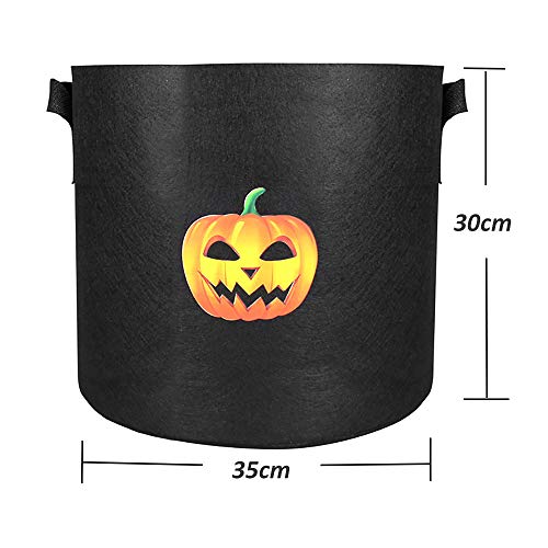 aeepd 7 Gallon Plant Vegetable Grow Bags with Handles 5 Pack Garden Planter Container for Tomato Potato Carrot Air Plant