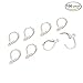 100PCS Silver Plated Leverback Earrings Earring Findings By IDS-1510MM