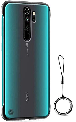 CELLUTION Matte Transparent Hybrid Frosted Frameless Design Rugged Armor Ultra Thin Bumper Case Cover with Ring Buckle f