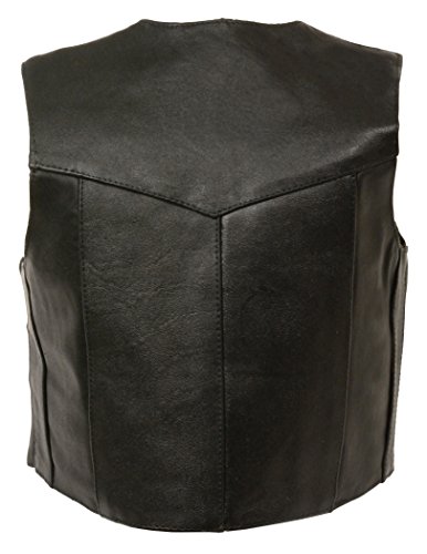 Milwaukee Leather Kids Plain Vest (Black, 5X-Large)