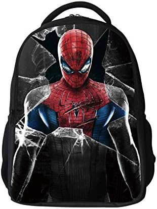 BHCW Unisex School Bags School Travel Bags for Teenagers Laptop Backpack Rucksack Water Resistant Casual Daypack Hiking Camping Canvas Backpack Kindergarten Kids Book Bag Spider-Man: Far from Home